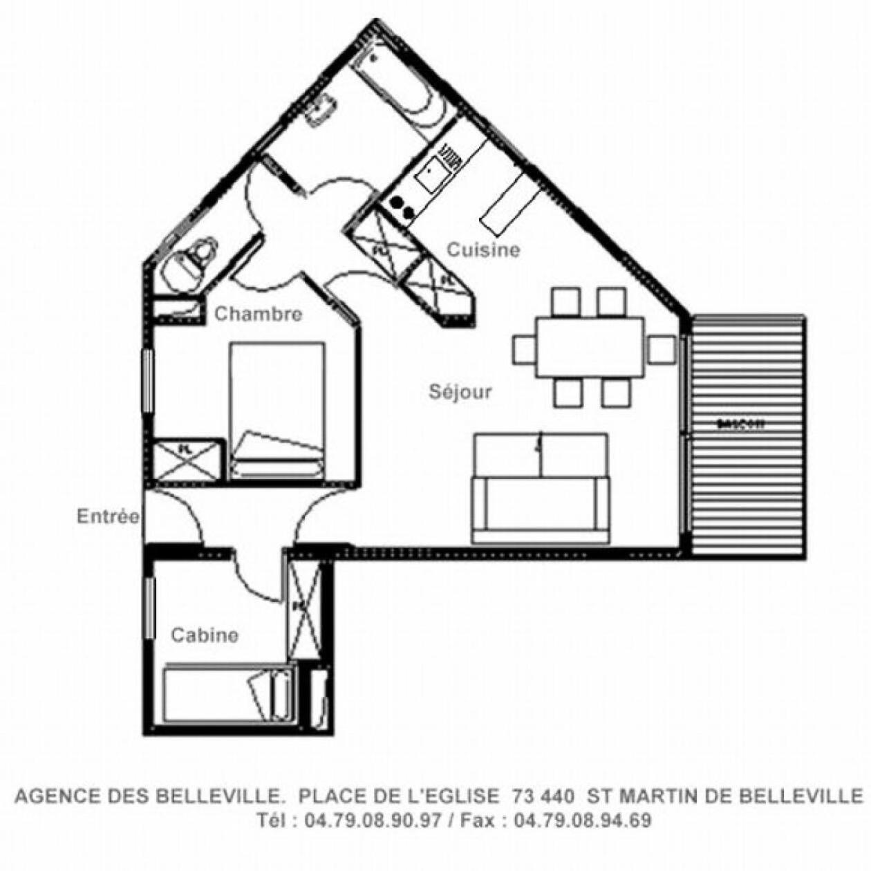 Residence Balcons De Tougnette - Appartement Lumineux Et Agreable - Proche Des Pistes - Balcon Mae-0354 サン・マルタン・ド・ベルヴィル エクステリア 写真